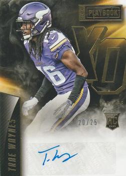 2015 Panini Playbook - Rookie X's and O's Signatures Gold #XO-TW Trae Waynes Front
