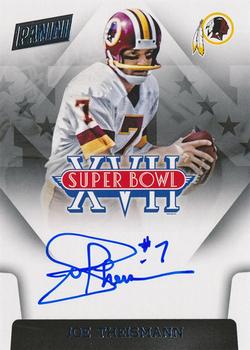 2015 Panini Playbook - Super Bowl Signatures #SBXVII-JT Joe Theismann Front