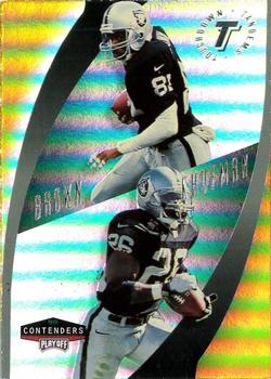 1998 Playoff Contenders - Touchdown Tandems #15 Tim Brown / Napoleon Kaufman Front