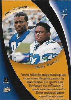 1998 Playoff Contenders - Touchdown Tandems #17 Joey Galloway / Ricky Watters Back