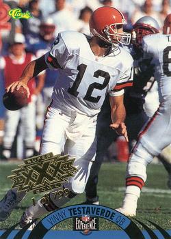 1996 Classic NFL Experience - Super Bowl Gold #34 Vinny Testaverde Front