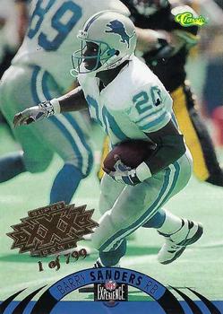 1996 Classic NFL Experience - Super Bowl Gold #11 Barry Sanders Front