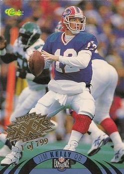1996 Classic NFL Experience - Super Bowl Gold #16 Jim Kelly Front