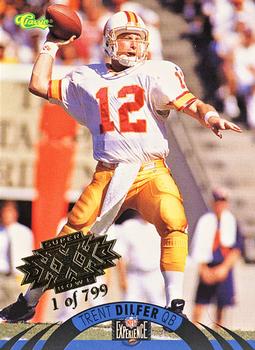 1996 Classic NFL Experience - Super Bowl Gold #37 Trent Dilfer Front