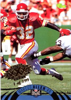 1996 Classic NFL Experience - Super Bowl Gold #49 Marcus Allen Front