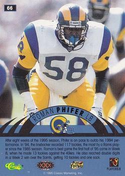 1996 Classic NFL Experience - Super Bowl Gold #66 Roman Phifer Back