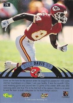 1996 Classic NFL Experience - Super Bowl Gold #73 Willie Davis Back