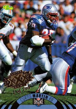 1996 Classic NFL Experience - Super Bowl Gold #108 Curtis Martin Front