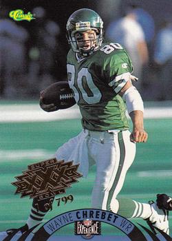1996 Classic NFL Experience - Super Bowl Gold #118 Wayne Chrebet Front