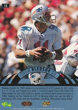 1996 Classic NFL Experience - Super Bowl Red #12 Drew Bledsoe Back