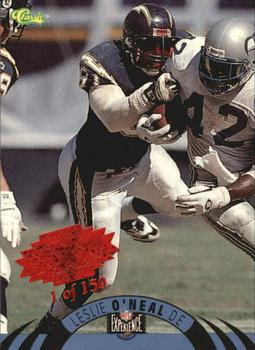 1996 Classic NFL Experience - Super Bowl Red #100 Leslie O'Neal Front