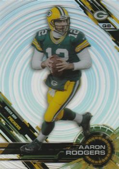 2015 Topps High Tek - Pattern 2 Spiral / Dots #25 Aaron Rodgers Front