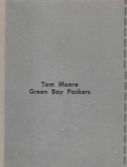 1961 Fleer Wallet Pictures #NNO Tom Moore Back