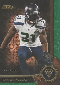 2015 Topps Triple Threads - Emerald #35 Kam Chancellor Front