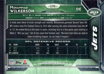 2015 Topps - Purple #176 Muhammad Wilkerson Back