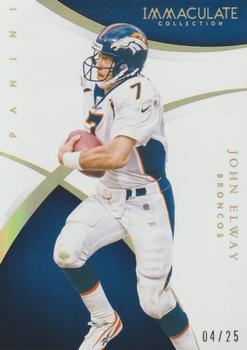 2015 Panini Immaculate Collection - Gold #63 John Elway Front