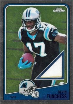 2015 Topps Chrome - 60th Anniversary Relics #T60R-DF Devin Funchess Front