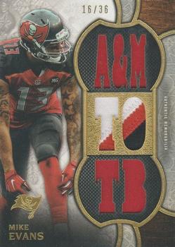 2015 Topps Triple Threads - Relics #TTR-ME1 Mike Evans Front