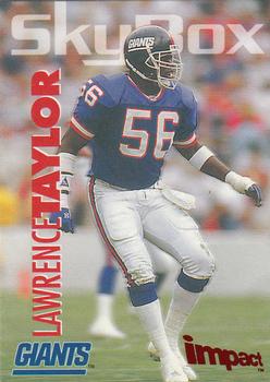 1993 SkyBox Impact - Promos #IP2 Lawrence Taylor Front