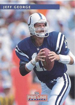 1993 Classic - Pro Line Previews #2 Jeff George Front