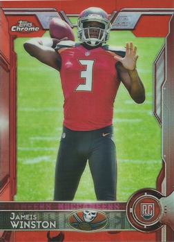 2015 Topps Chrome - Orange Refractor #200 Jameis Winston Front