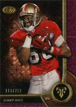 2015 Topps Triple Threads - Purple #80 Jerry Rice Front