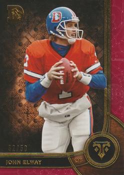 2015 Topps Triple Threads - Ruby #60 John Elway Front