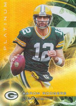 2015 Topps Platinum - Gold #3 Aaron Rodgers Front
