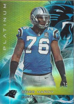 2015 Topps Platinum - Gold #11 Greg Hardy Front