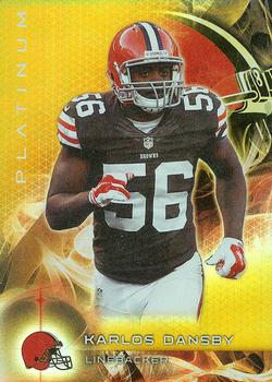 2015 Topps Platinum - Gold #13 Karlos Dansby Front