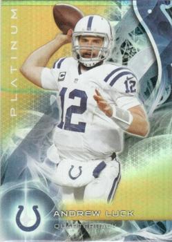 2015 Topps Platinum - Gold #20 Andrew Luck Front