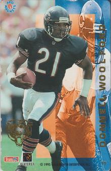 1995 Pro Magnets #19 Donnell Woolford Front