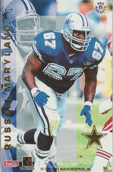 1995 Pro Magnets #34 Russell Maryland Front