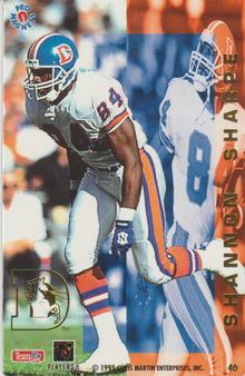 1995 Pro Magnets #40 Shannon Sharpe Front