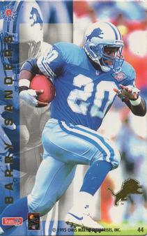 1995 Pro Magnets #44 Barry Sanders Front