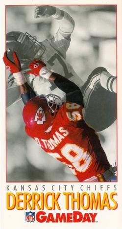 1992 GameDay Atlanta National Convention #12 Derrick Thomas Front