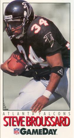 1992 GameDay Atlanta National Convention #34 Steve Broussard Front