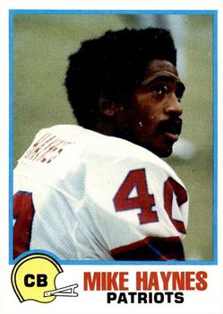 1978 Topps Holsum #20 Mike Haynes Front