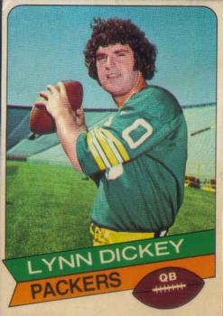 1977 Topps Holsum Green Bay Packers & Minnesota Vikings #1 Lynn Dickey Front