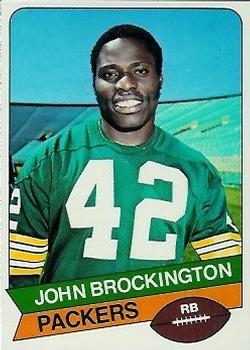 1977 Topps Holsum Green Bay Packers & Minnesota Vikings #2 John Brockington Front