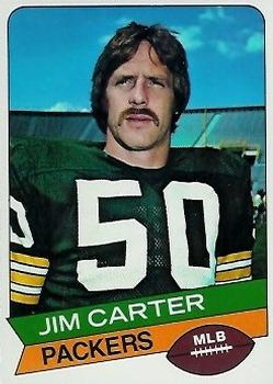 1977 Topps Holsum Green Bay Packers & Minnesota Vikings #7 Jim Carter Front