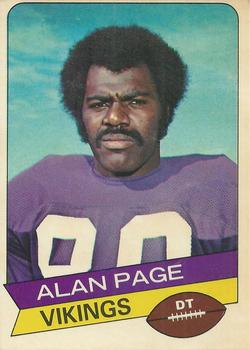 1977 Topps Holsum Green Bay Packers & Minnesota Vikings #18 Alan Page Front