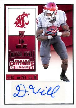 2016 Panini Contenders Draft Picks #314 Dom Williams Front