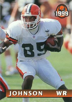 1999 Giant Eagle Cleveland Browns #4 Kevin Johnson Front