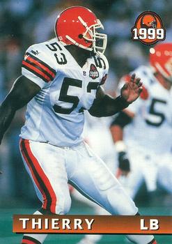 1999 Giant Eagle Cleveland Browns #16 John Thierry Front