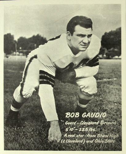 1949 Sohio Cleveland Browns #NNO Bob Gaudio Front