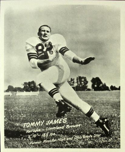 1949 Sohio Cleveland Browns #NNO Tommy James Front