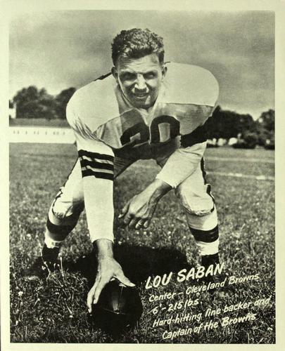 1949 Sohio Cleveland Browns #NNO Lou Saban Front