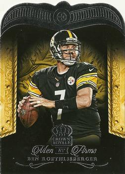 2015 Panini Crown Royale - Men at Arms Die Cuts #MA2 Ben Roethlisberger Front