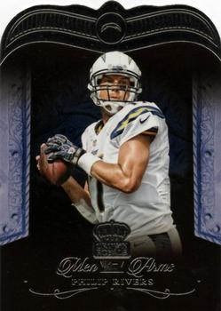 2015 Panini Crown Royale - Men at Arms Die Cuts #MA7 Philip Rivers Front